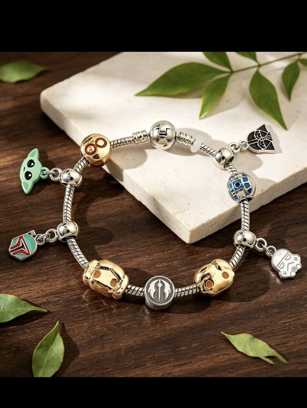 Star Wars Silver Charm Bracelet